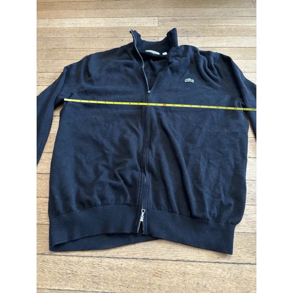 Lacoste France Full Zip Sweater Black XXL